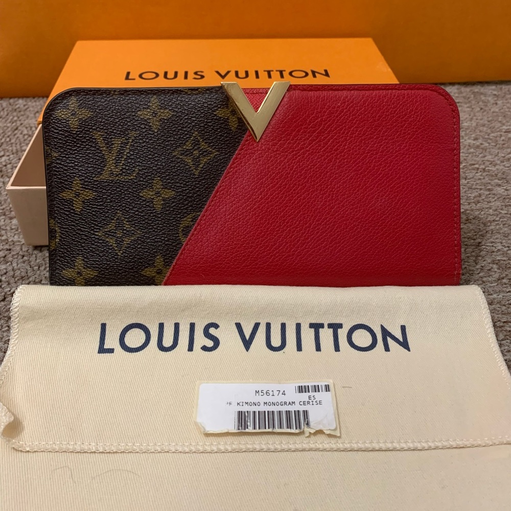 ❤️🌸Louis Vuitton Kimono Monogram Cerise Wallet🌸❤️
